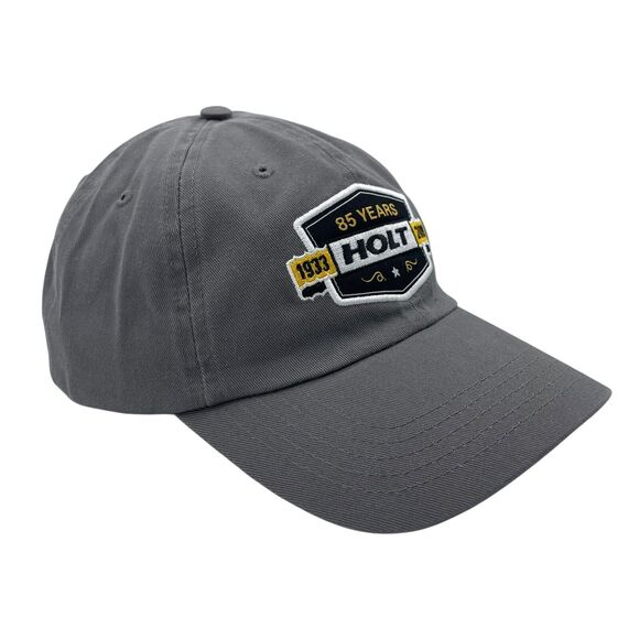 HOLT Caterpillar Machinery Co Gray Hat Cap 85 Year Anniversary - Picture 3 of 5